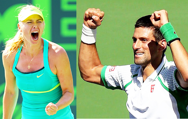 Miami Masters 2013: Sharapova, Djokovic thẳng tiến
