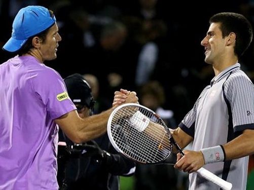 
	Djokovic bị Tommy Haas loại ở vòng 4 Miami Open