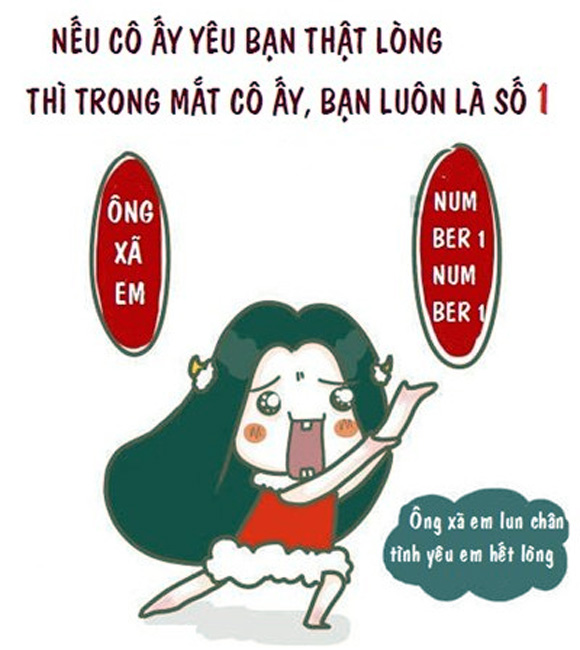 Trong mắt em, anh luôn là... number 1!