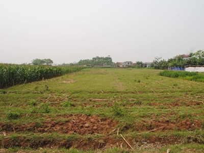 Một khu đất được lãnh đạo xã Đoan Hạ vẽ ra để bán lấy tiền tự thu chi khi chưa được huyện xét duyệt