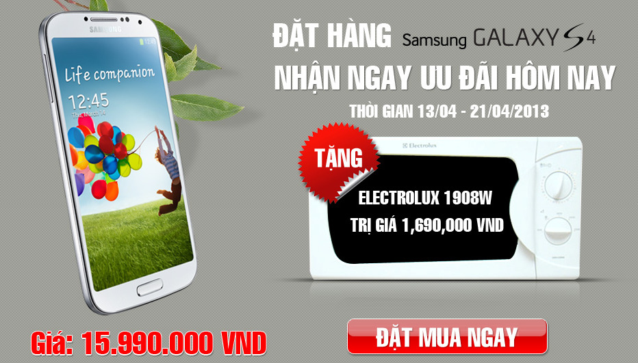 Galaxy S4 chính hãng có giá 16 triệu đồng, lên kệ cuối tháng 4 4