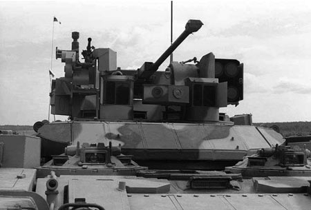 Hai mẫu xe BMPT được chế tạo bởi nhà máy chế tạo máy kéo Chelyabinsk (ChTZ)