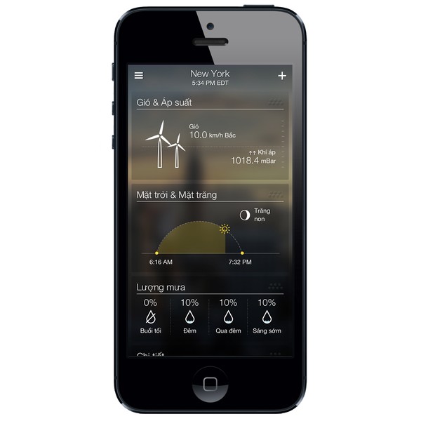 Yahoo! ra mắt ứng dụng thời tiết Yahoo! Weather dành cho iDevice 1
