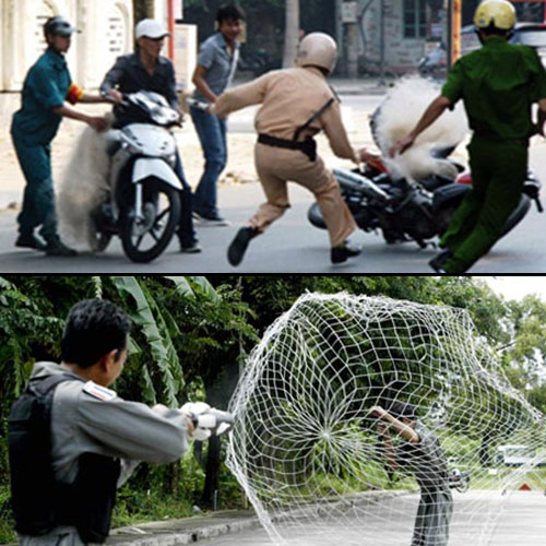 
	Công an tỉnh Thanh Hóa sẽ dùng thử nghiệm 5 súng bắn lưới bắt "quái xế".