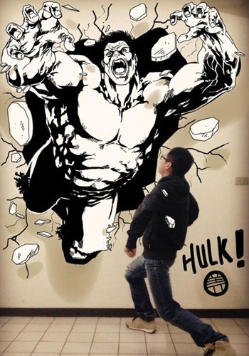 
	Người khổng lồ xanh - Hulk.