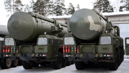 Phiên bản hiện tại RS-24 Yars của tên lửa đạn đạo liên lục địa Yars thuộc biên chế của RVSN. Ảnh: Ria Novosti