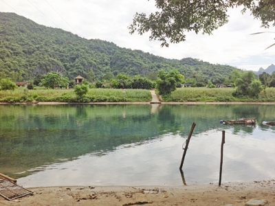 Làng Trằm Mé, nơi cha con ông Tr. sinh sống, được cho là trúng trầm “khủng”