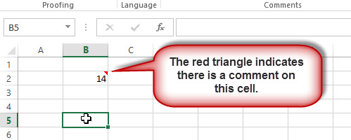 Thêm chú thích vào bảng tính trên Excel 2013 6