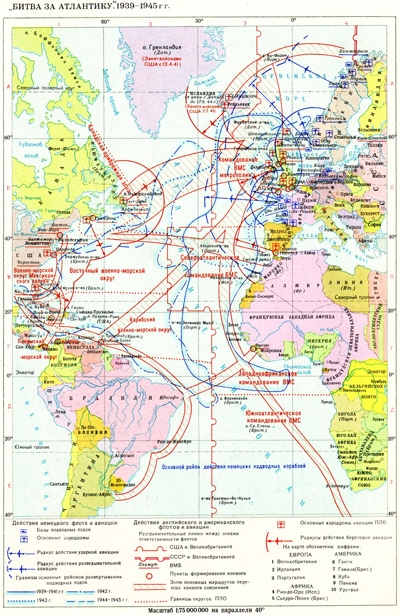 Hoạt động tác chiến của Hải quân Đại Tây dươngcác nước năm 1944 - 1945