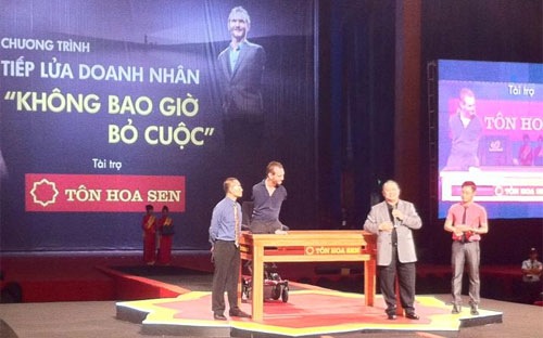 
Theo lãnh đạo HSG, tập đoàn này đã chi tổng cộng 35 tỷ đồng cho sự kiện Nick Vujicic đến Việt Nam