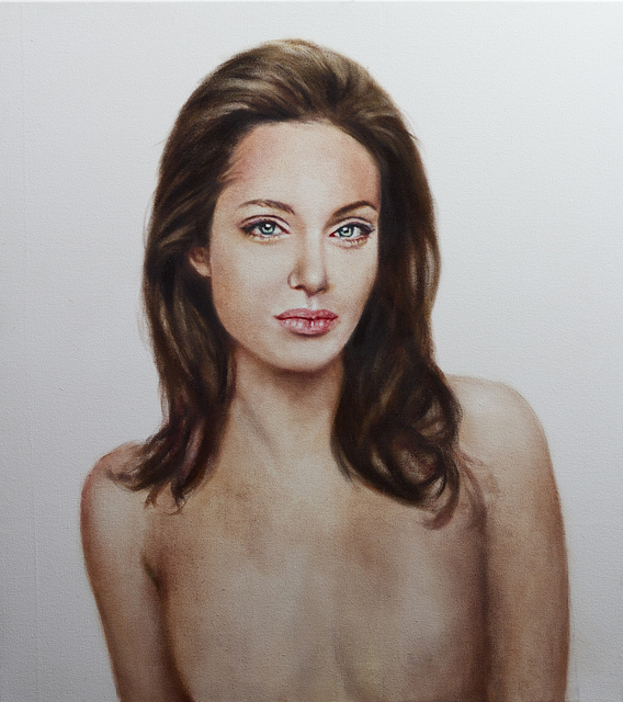 Bức vẽ Angelina Jolie sau cắt ngực gây chú ý 1