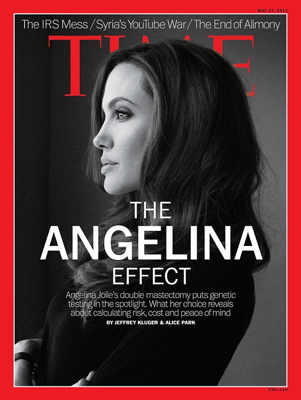 Bức vẽ Angelina Jolie sau cắt ngực gây chú ý 2