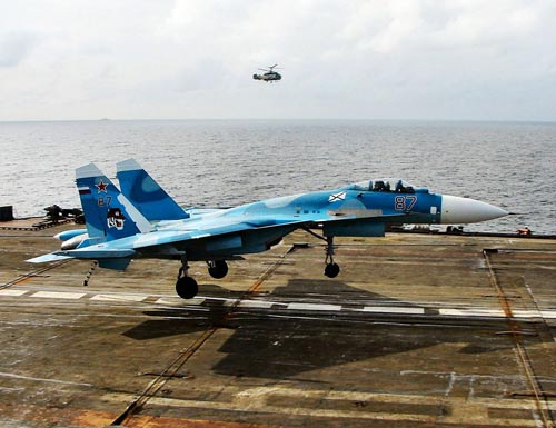 Máy bay chiến đấu Su-33 của Nga. (Nguồn: q-zon-fighterplanes.com)