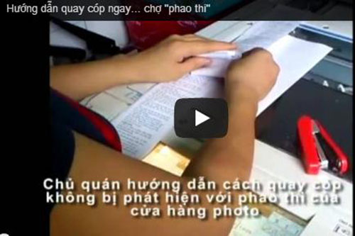 Hình ảnh đẹp và chưa đẹp trong mùa thi tốt nghiệp