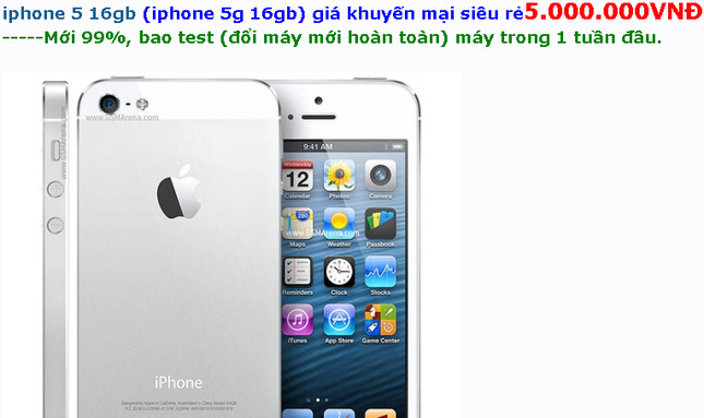 iPhone 5 và Galaxy S4 giá siêu rẻ "hút hàng"