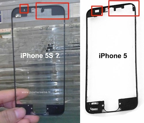 
	Hình ảnh được cho là linh kiện của iPhone 5S.