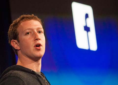 
	Mark Zuckerberg trong buổi ra mắt Facebook Home hồi đầu tháng 4.