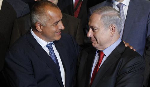 Thủ tướng Bulgaria Boiko Borissov và Thủ tướng Israel Benjamin Netanyahu gặp nhau tháng 7/2011