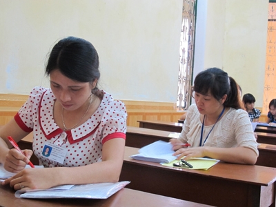 Chấm thi tốt nghiệp THPT ở Nam Định