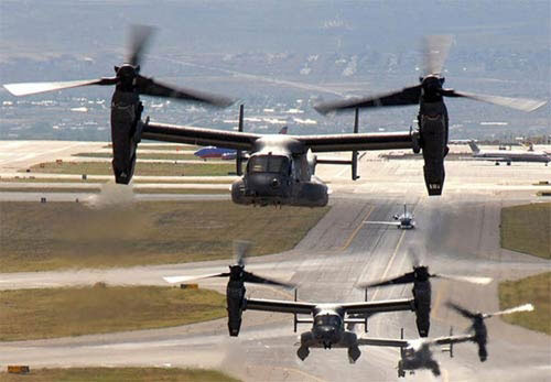  Cận cảnh 'chim ưng biển' V-22 Osprey