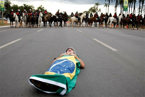 Brazil, biểu tình, phản đối, Dilma Rousseff