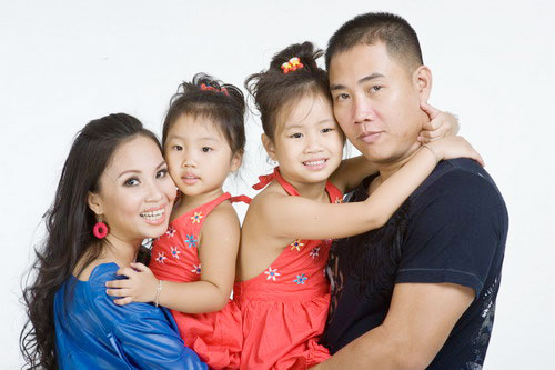 	Gia đình hiện tại của Cẩm Ly - Minh Vy