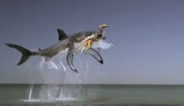 Quảng cáo gây sốc: Cô gái bị cá mập tấn công vì... băng vệ sinh 