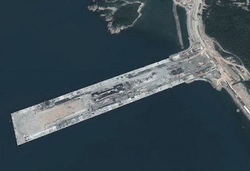 Trung Quốc khởi công căn cứ tàu sân bay ở Hải Nam