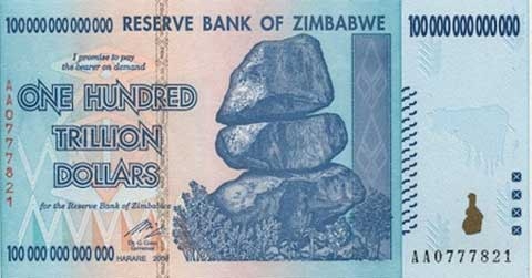 Tiền cổ, lạm phát, Zimbabwe, thế giới,