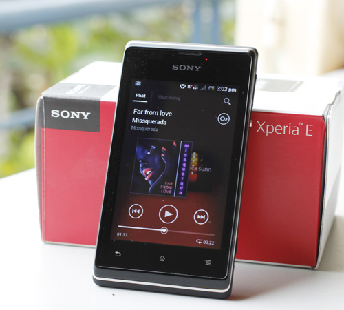 	Giao diện nghe nhạc Walkman quen thuộc của Sony.