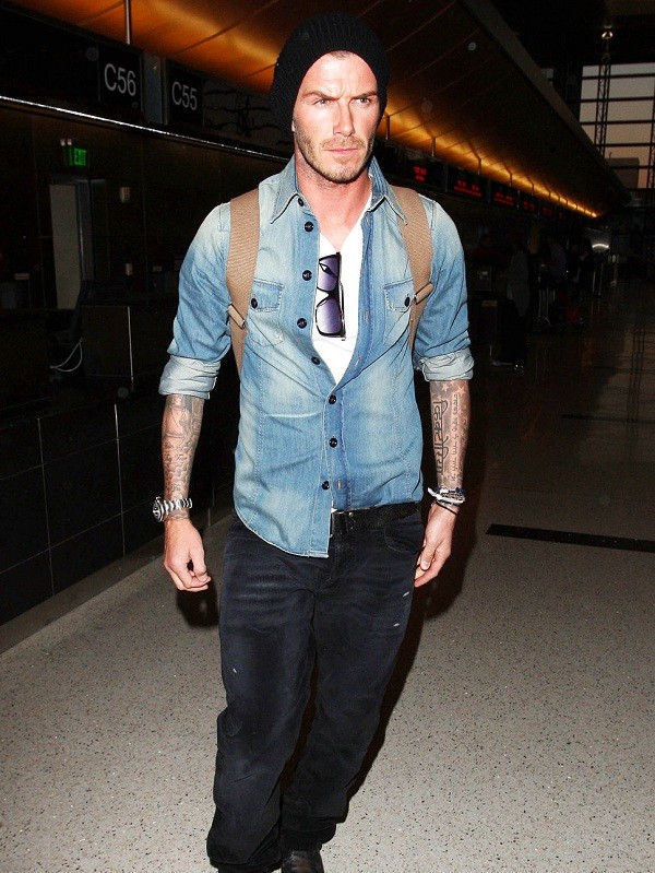 Bí quyết diện jeans của Beckham 7