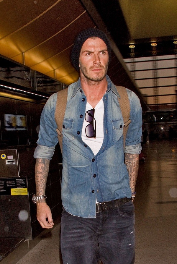 Bí quyết diện jeans của Beckham 8