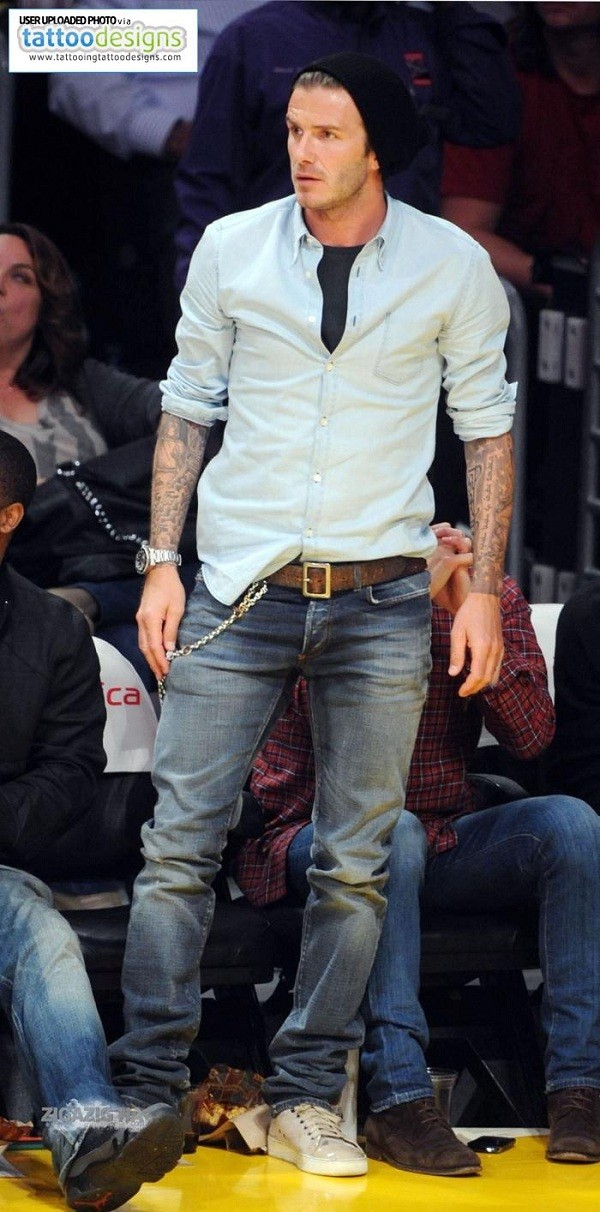 Bí quyết diện jeans của Beckham 9