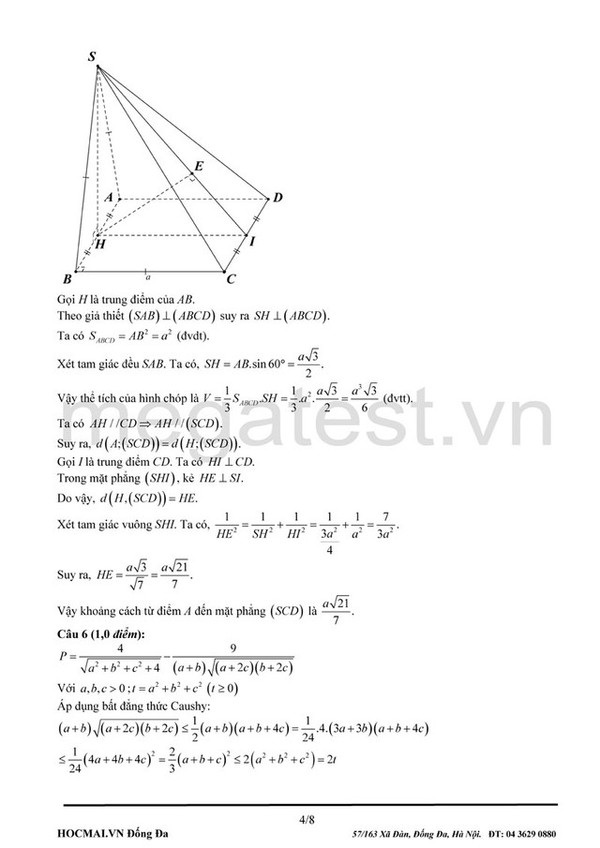 Câu 5 và câu 6 (phần 1).