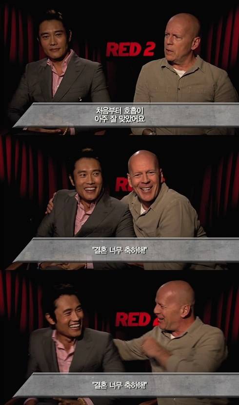 Bản tin showbiz Hàn 09/07: Bruce Willis chúc phúc cho Lee Byung Hun