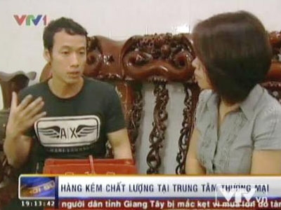  Anh Vũ Ngọc Thái chia sẻ câu chuyện mua hàng hiệu với phóng viên VTV