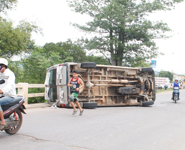 Hiện trường vụ tai nạn 