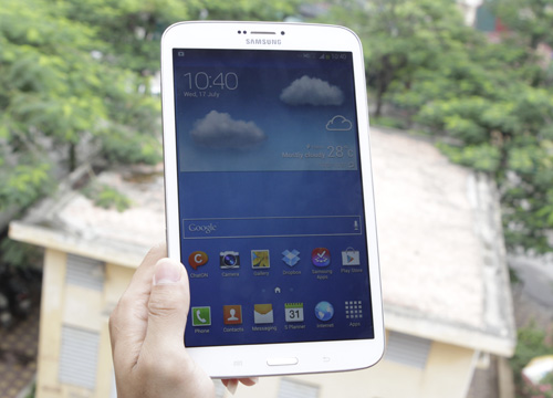Dùng thử và đánh giá điện thoại khổng lồ Galaxy Tab 3 8.0