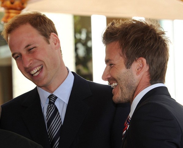 
	Nhà Becks và Hoàng tử William có mối quan hệ bằng hữu khá thân thiết