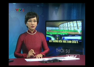 
	BTV&nbsp;Vân Anh trên sóng thời sự của Đài Truyền hình Việt Nam.