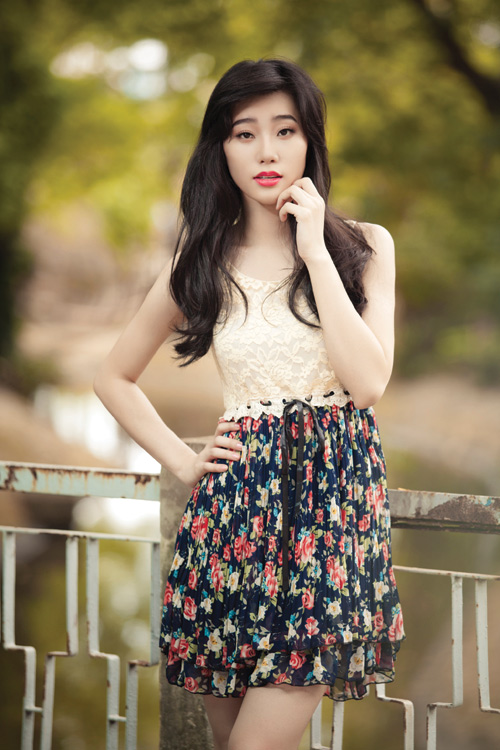 Em gái xinh đẹp của người mẫu Chung Thục Quyên