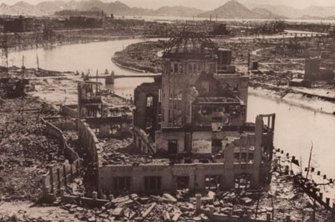 bom nguyên tử, Hiroshima, phóng xạ