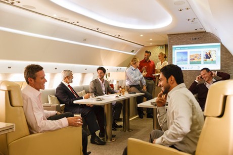 Ngắm khoang siêu sang trên máy bay Ả rập Emirates