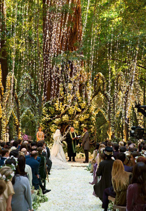 Cận cảnh đám cưới 200 tỷ tuyệt đẹp của tỷ phú Mỹ