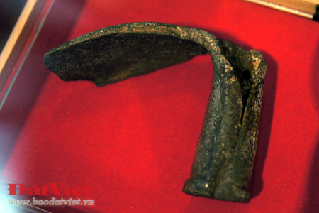 	Lưỡi cuốc được Đại tướng dùng trong sinh hoạt và chiến đấu những năm 1944 - 1945 (Ảnh: Đất Việt)