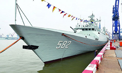 Tàu hộ vệ hạng nhẹ số hiệu 582 “Bạng Phụ” Type 056 của Trung Quốc