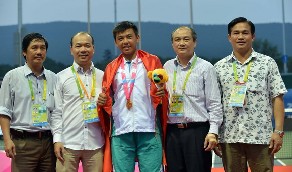 Chùm ảnh: Hoàng Nam vô địch tại ĐH thể thao trẻ châu Á 2013