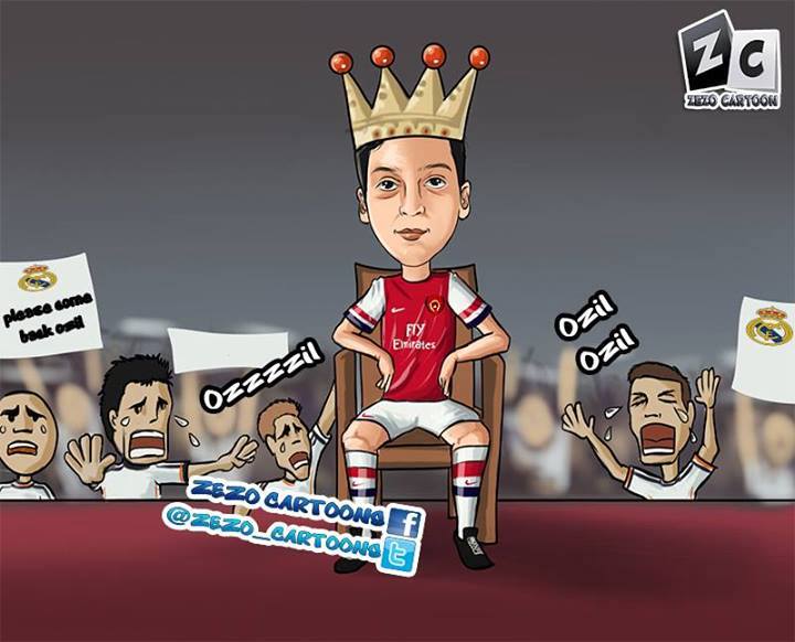 	Ozil lên làm Vua tại Emirates, thành Madrid khóc ròng tiếc nhớ