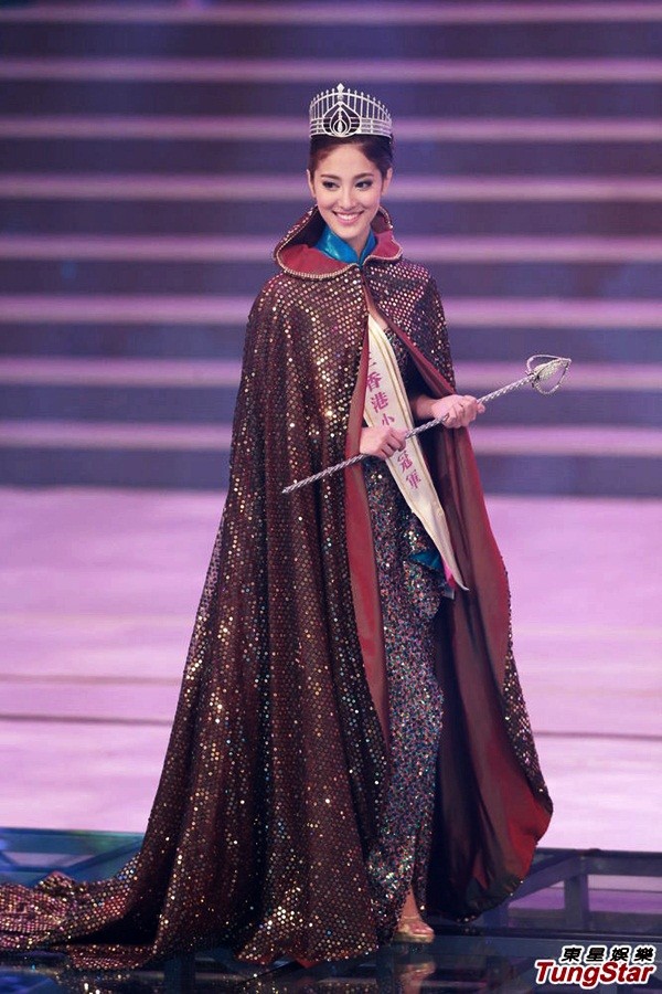 Người đẹp 40kg đăng quang Hoa hậu Hồng Kông 2013 3