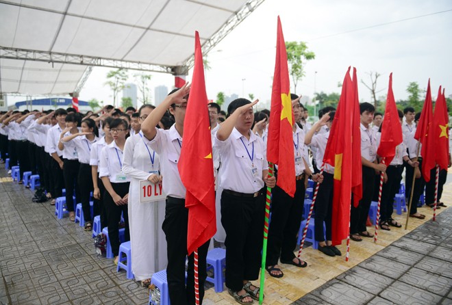 Lễ khai giảng tại ngôi trường hiện đại hơn 250 tỷ